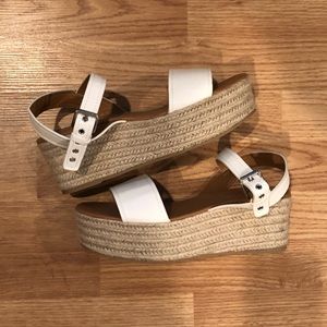 White Platform sandals